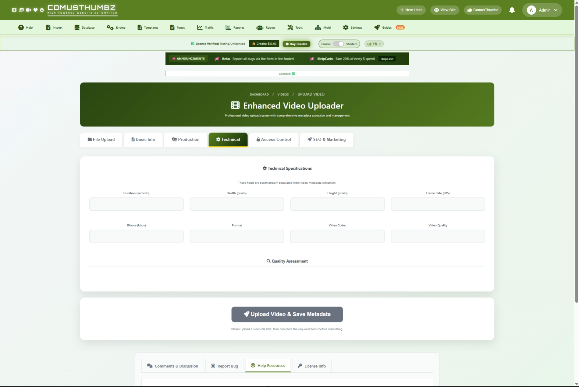 Single Video Upload 4